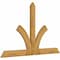 Ekena Millwork Richland Rough Sawn Timber Gable Bracket, Western Red Cedar, 84"W x 53"H x 2"D x 6"F, 15/12 Pitch GBW084X53X0206RIC00RWR - alternate 5